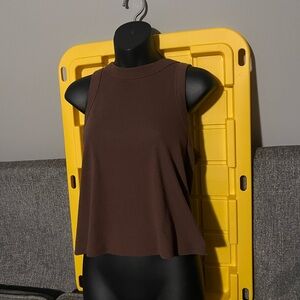 Old Navy Chocolate Brown Sleeveless Tank Top